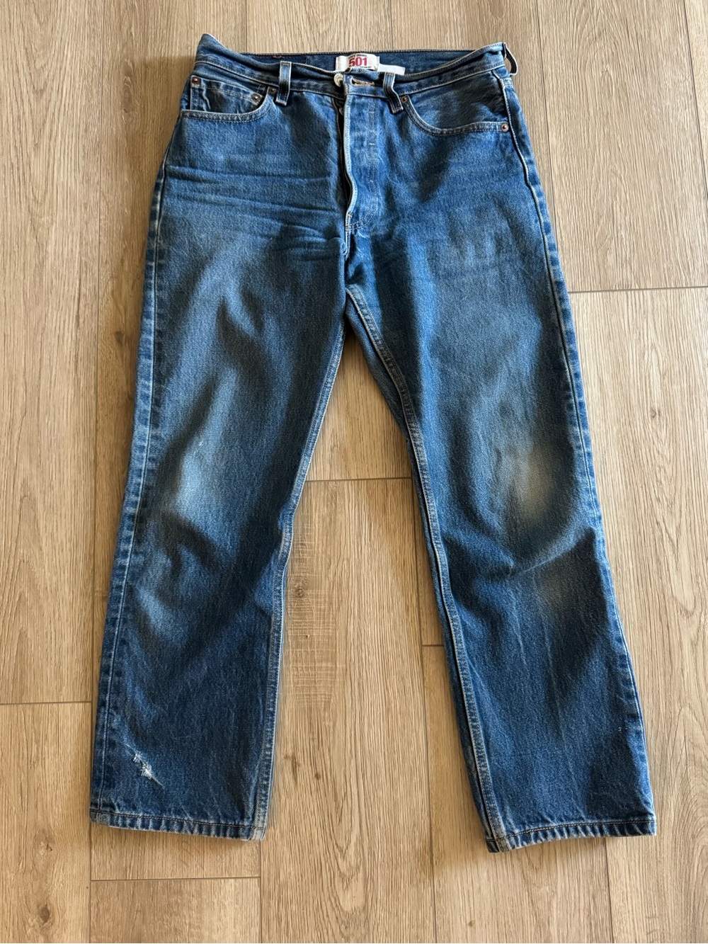 Levi's 501 Classic Straight Blue Jeans